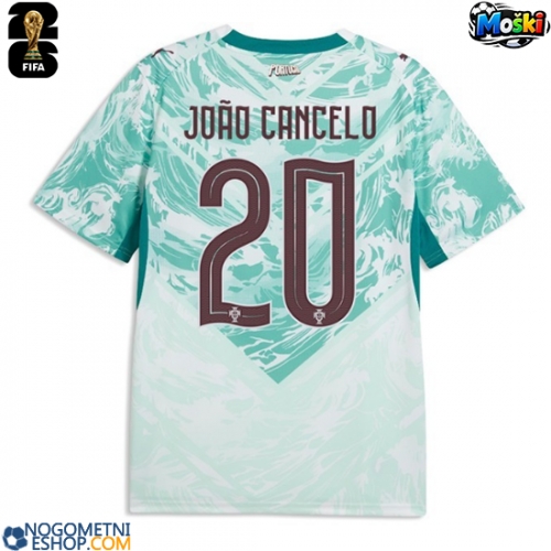 Moški Nogometni dresi Portugalska Joao Cancelo #20 Gostujoči SP 2026 Kratek Rokav